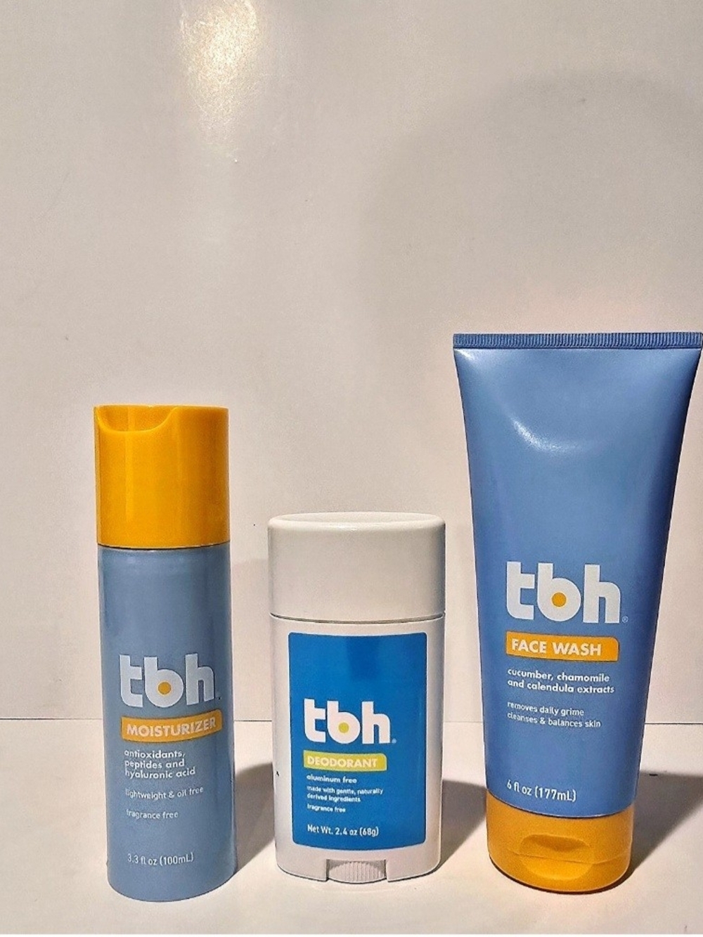 Kids Hydrating Moisturizer & Face Wash Set , Deodorant, Tween,Teen Skincare